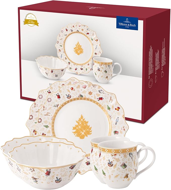 Aparelho de Jantar Natalino - 6 Peças