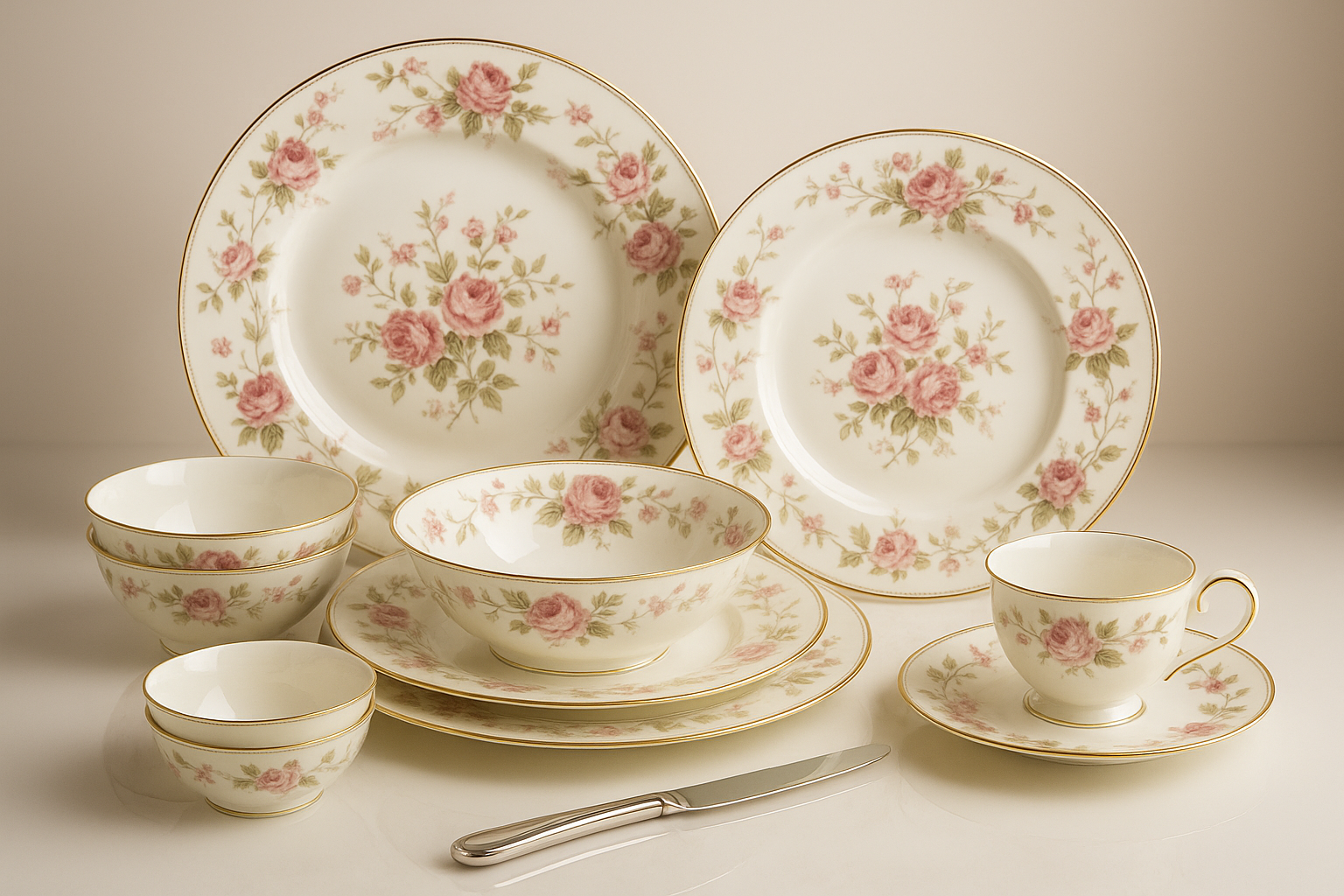 Conjunto Bone China